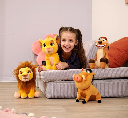 Simba- Disney Rey León, Timón Peluche de 25 cm, 30 Años del Rey León, Auténtico Producto Oficial Disney, Adecuado Desde los Primeros Meses de Vida (6315870072
