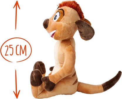 Simba- Disney Rey León, Timón Peluche de 25 cm, 30 Años del Rey León, Auténtico Producto Oficial Disney, Adecuado Desde los Primeros Meses de Vida (6315870072