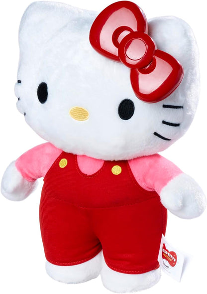 Simba 109280149 Hello Kitty Magic Bow Pluche, met originele serie, licht en geluid, 30 cm, geschikt vanaf de eerste levensmaanden