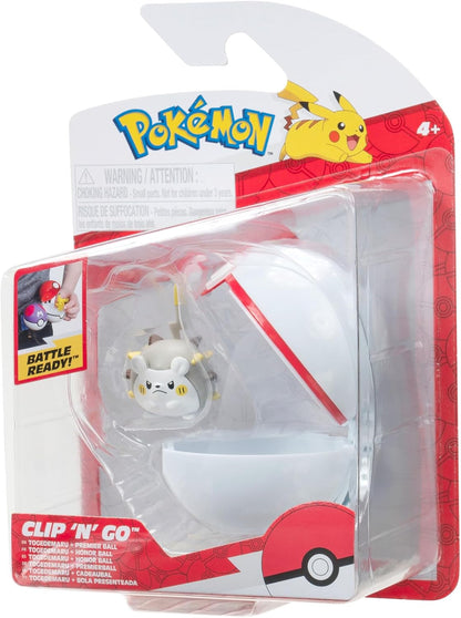 Pokemon Clip 'N' Go Todemaru and Premier Ball – inclusief 2-inch gevechtsfiguur en Premier Ball accessoires