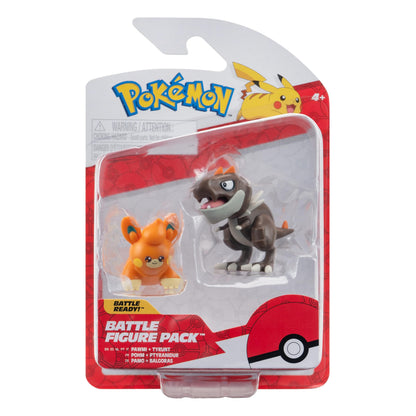 Pokémon Balgoras & Pamo Battle Minifigures Set, 5 cm, from the Battle Figure Pack