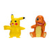 Pokémon Battle Figure First Partner - 2 Figuras de Batalla Charmander y Pikachu de 2 Pulgadas con Detalles auténticos