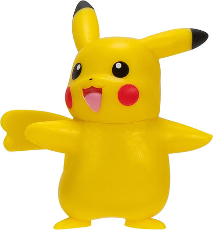 Pokémon Battle Figure First Partner - 2 Figuras de Batalla Charmander y Pikachu de 2 Pulgadas con Detalles auténticos