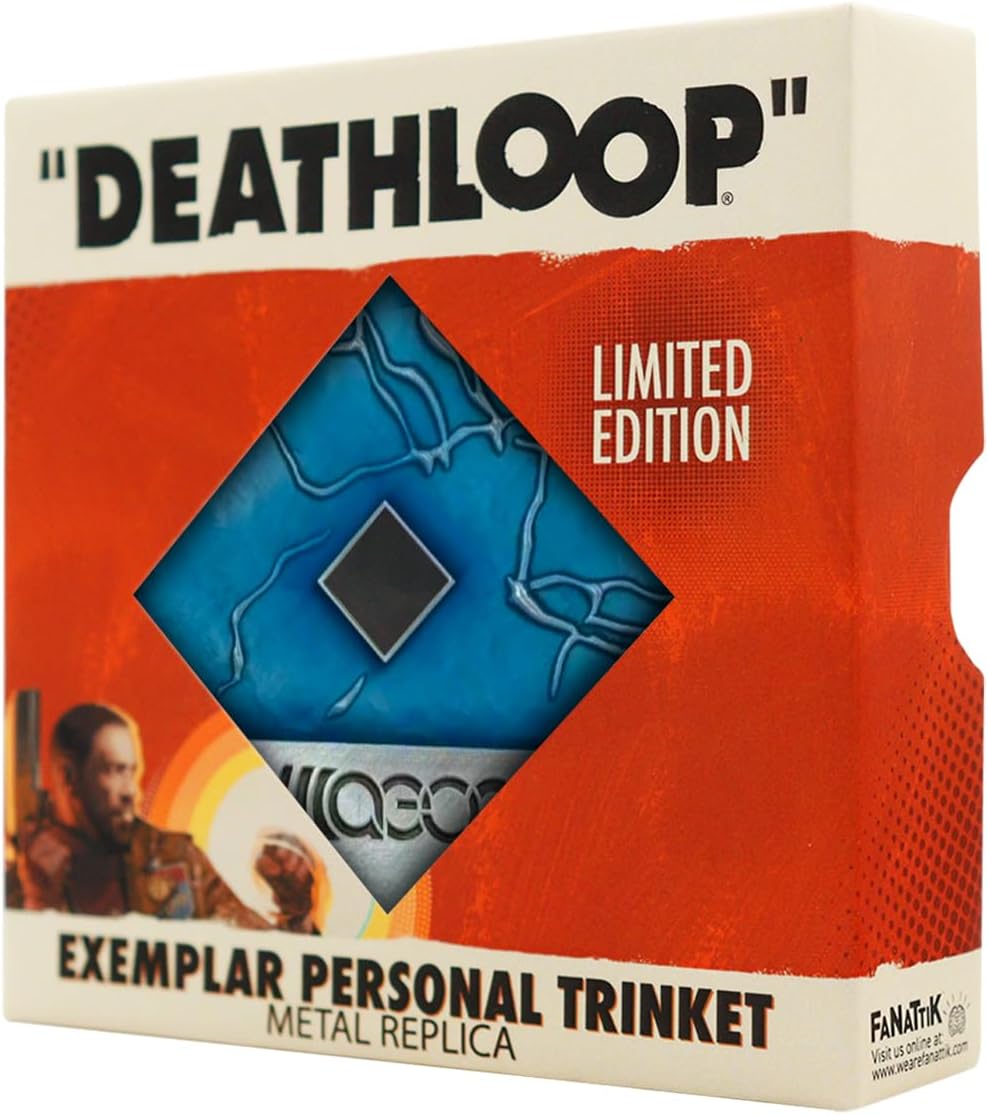 Deathloop Limited Edition Personal Trinket Medallion and Art Card