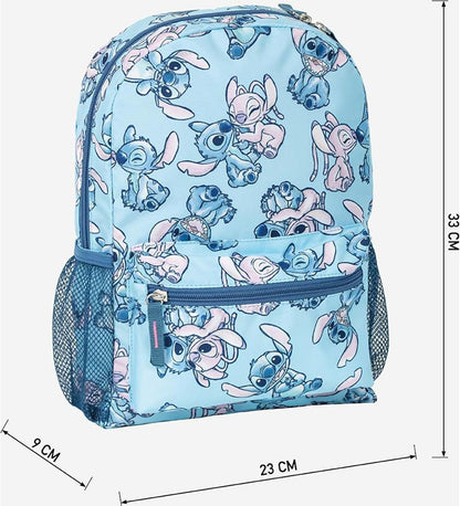 CERDÁ LIFE'S LITTLE MOMENTS Unisex Kid's Children's Leisure Backpack with Stitch Print, blue, Small