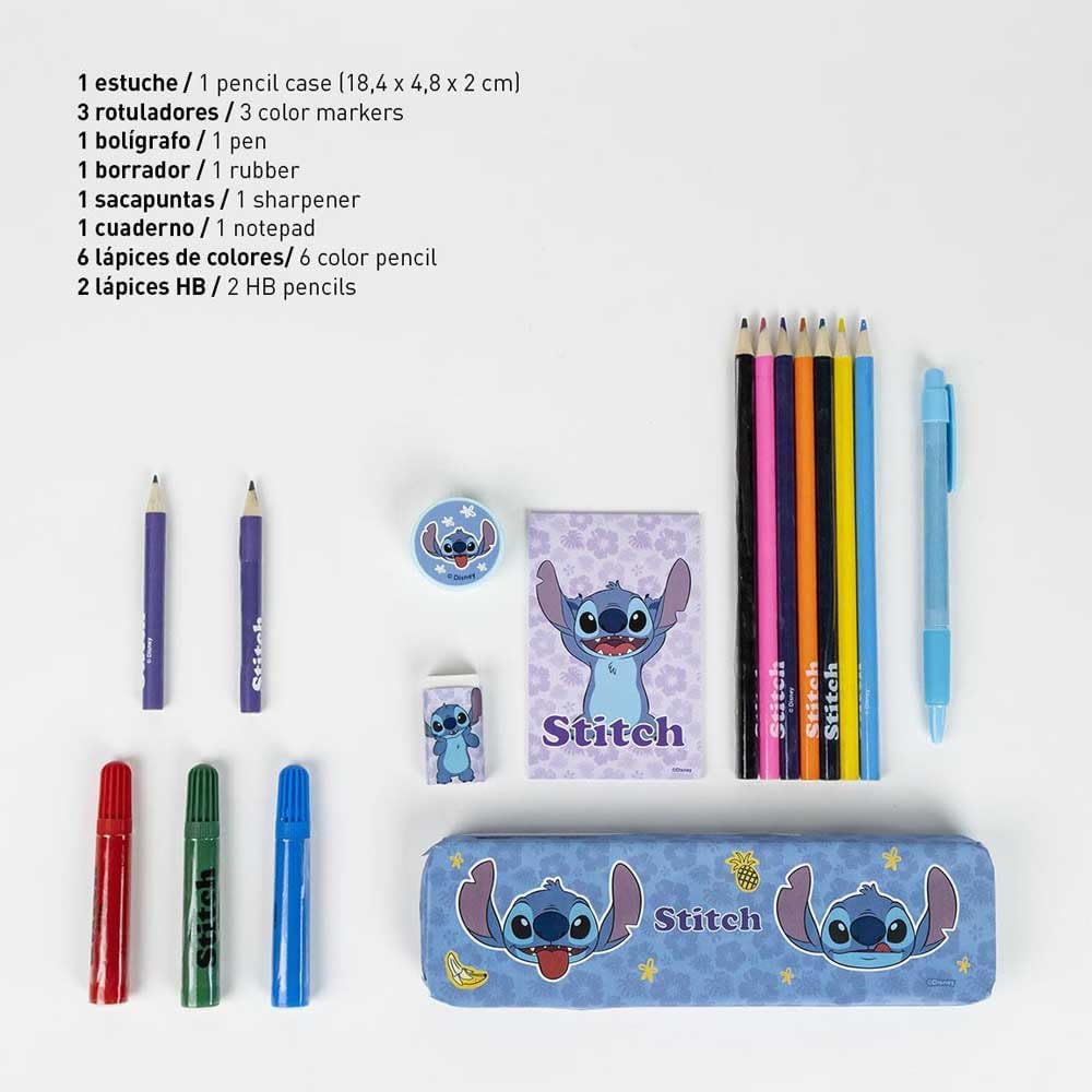 Disney: Cerd?  - Lilo & Stitch - Set Cartoleria Da Colorare Stitch