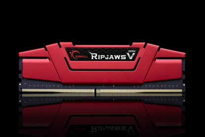 G.SKILL Ripjaws V Series F4-2400C15D-8GVR 8 GB (4 GBx2) DDR4 2400 MHz C15 1.2 V Memory Kit - Blazing Red