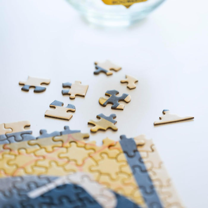 Grupo Erik Harry Potter Puzzle Hufflepuff Hogwarts Haus – Sammler Puzzle 322 Teile in Zaubertrinkflasche - Offizieller Harry Potter Fanartikel