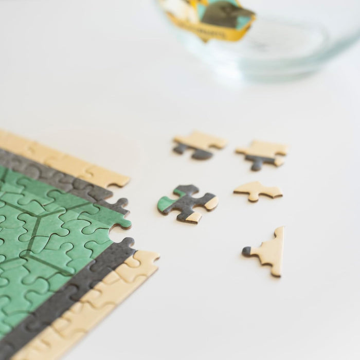 Grupo Erik Harry Potter Puzzle Slytherine Hogwarts Haus – Sammler Puzzle 322 Teile in Zaubertrinkflasche - Offizieller Harry Potter Fanartikel