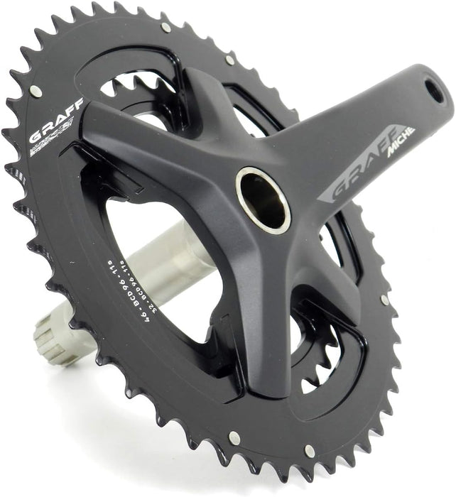 Miche Unisex's Graff Chainset, Black