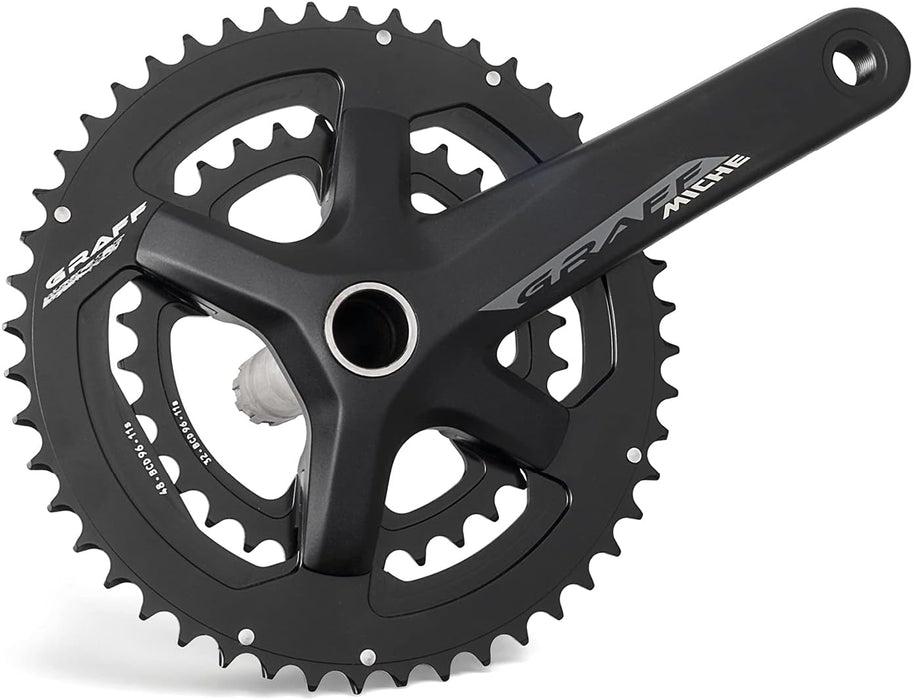 Miche Unisex's Graff Chainset, Black