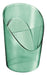Esselte Pencil Pot/Pen Holder, Double Section Desktop Storage Organiser For Stationery, Home/Office Use, Embossed Pattern, Colour'Breeze Range, Green, 626270