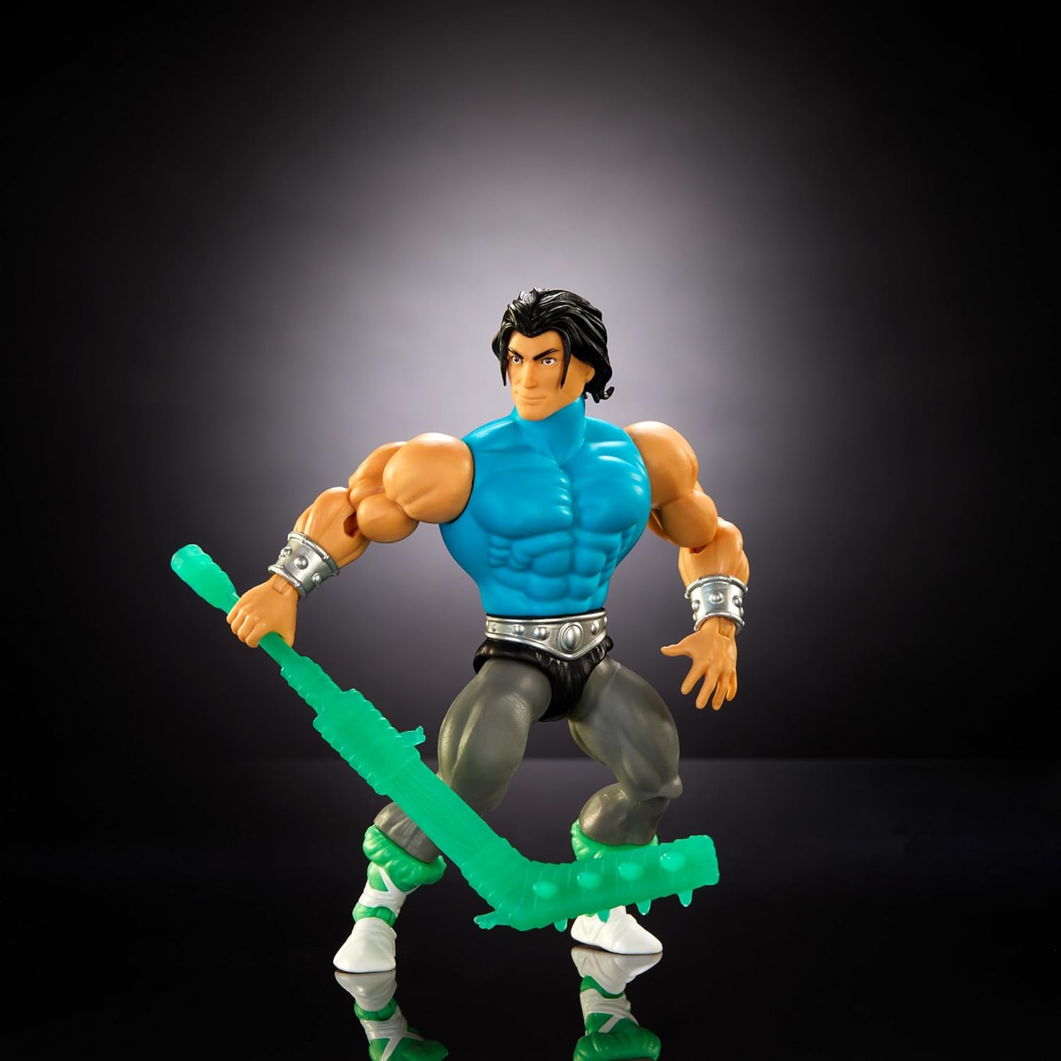 Masters of the Universe Origins Turtles of Grayskull Casey Jones Action Figure Toy, 16 Articulations, Armor & Weapons, TMNT & MOTU Crossover, HTH16