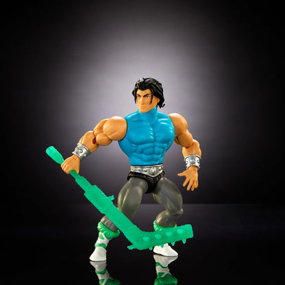 Masters of the Universe Origins Turtles of Grayskull Casey Jones Action Figure Toy, 16 Articulations, Armor & Weapons, TMNT & MOTU Crossover, HTH16