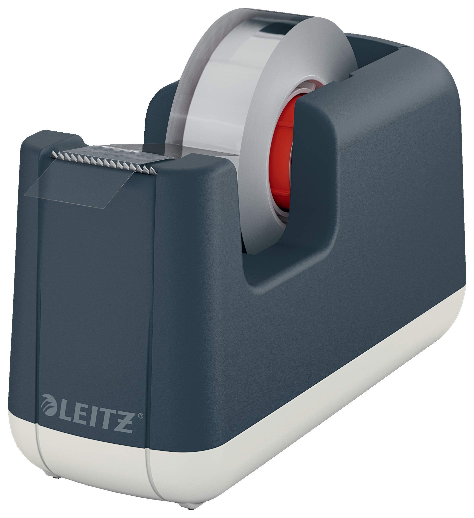 Leitz Tape Dispenser, Heavy Base With Tape, Cosy Range, Velvet Grey, 53670089
