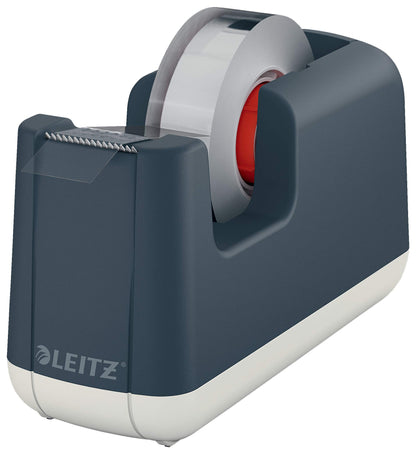 Leitz Tape Dispenser, Heavy Base With Tape, Cosy Range, Velvet Grey, 53670089