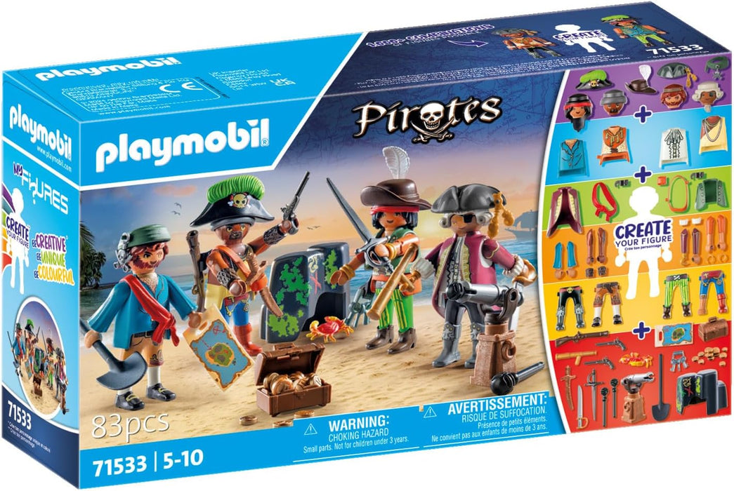 PLAYMOBIL | Pirates | MyFigures | kreatives Zusammenstellen eigener Piratenfiguren | Spielzeug für Kinder ab 5 Jahren | 71533