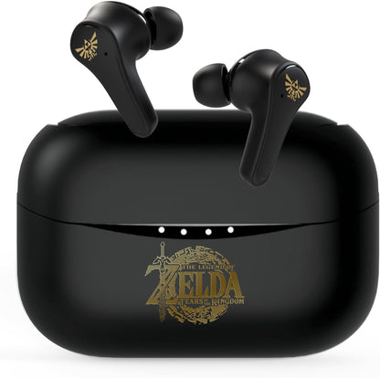 OTL Technologies ZD1139 Zelda Tears of the Kingdom TWS Wireless Earphones with Charging Case - Black
