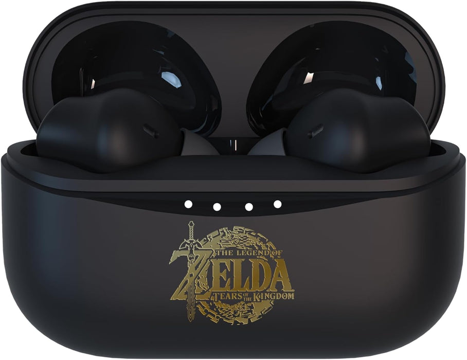 OTL Technologies ZD1139 Zelda Tears of the Kingdom TWS Wireless Earphones with Charging Case - Black