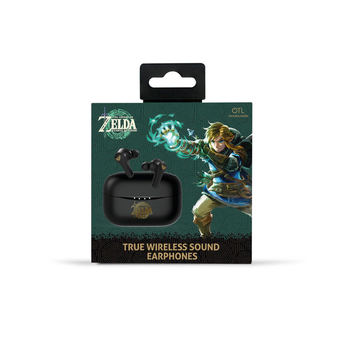 OTL Technologies ZD1139 Zelda Tears of the Kingdom TWS Wireless Earphones with Charging Case - Black