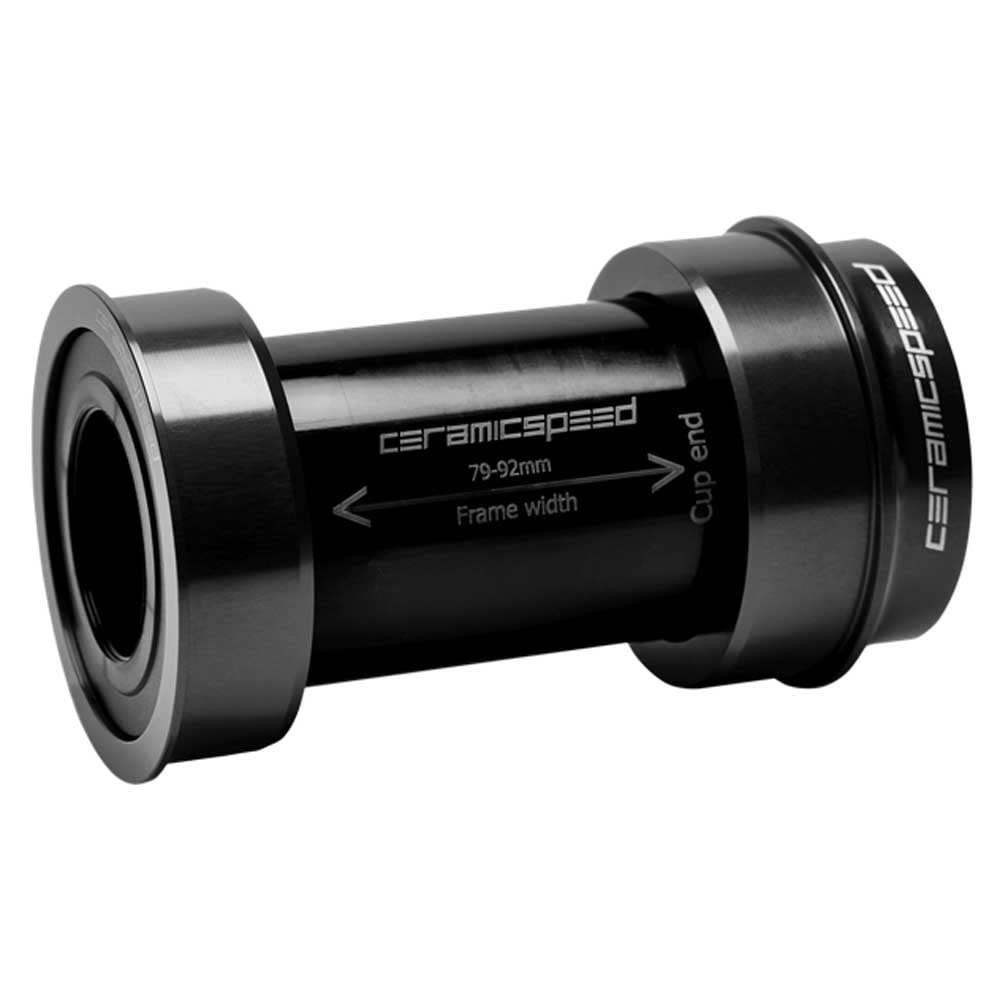 Ceramicspeed Pressfit Bbright 24 mm Central Shell Movement, Black Coated Unisex Adult, Multicoloured, One Size