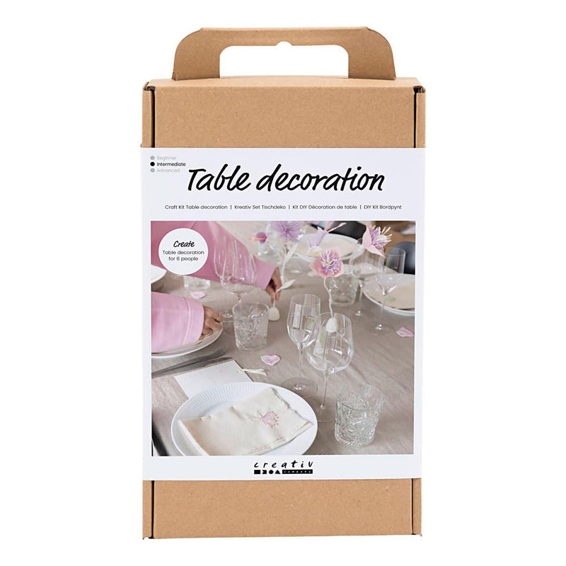 Creativ Knutselset tafeldecoratie, pastelkleuren, 1 verpakking
