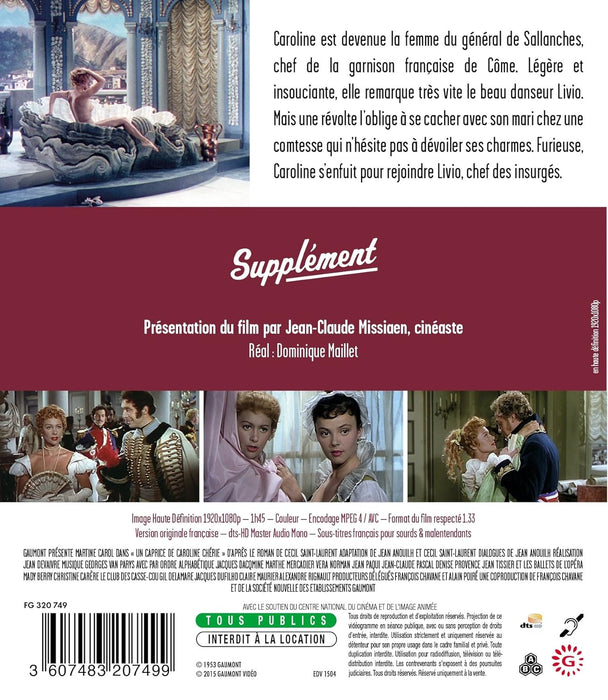 Un caprice de caroline chérie