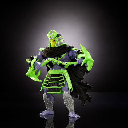 Masters of the Universe MOTU Origins Turtles of Grayskull Skeletor Posable Action Figure Toy, Teenage Mutant Ninja Crossover with Accessories, HTH14