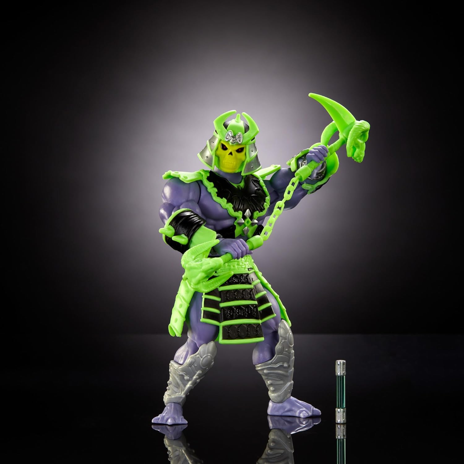 Masters of the Universe MOTU Origins Turtles of Grayskull Skeletor Posable Action Figure Toy, Teenage Mutant Ninja Crossover with Accessories, HTH14