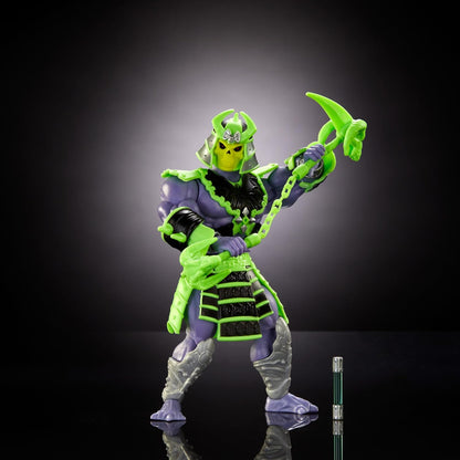 Masters of the Universe MOTU Origins Turtles of Grayskull Skeletor Posable Action Figure Toy, Teenage Mutant Ninja Crossover with Accessories, HTH14