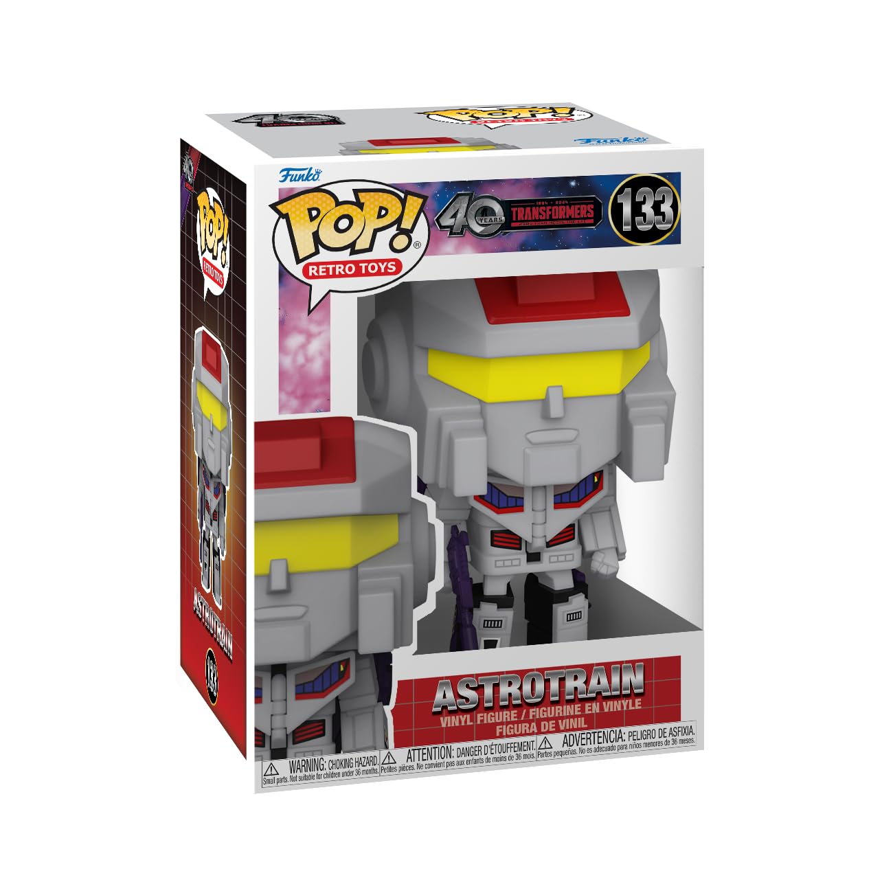 Funko Pop! Retro Toys: Transformers G1- Astrotrain - Transformers Classic - Collectable Vinyl Figure - Gift Idea - Official Merchandise - Toys for Kids & Adults - TV Fans
