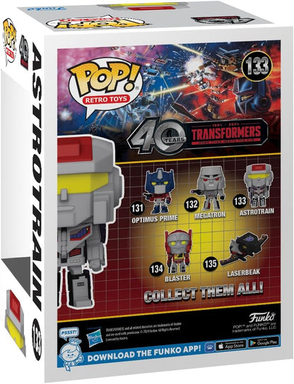 Funko Pop! Retro Toys: Transformers G1- Astrotrain - Transformers Classic - Collectable Vinyl Figure - Gift Idea - Official Merchandise - Toys for Kids & Adults - TV Fans