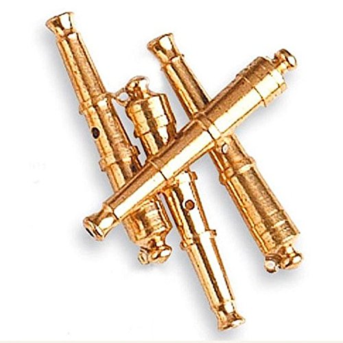 CANNONS WITH BRASS 30 mm (4 u.