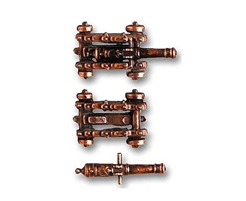 CANNON W/ METAL CARRIAGE 20 mm (2 unit