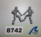Artesania Latina 008742 Figur, Seemann auf Deck, 27 mm, 2 Stück, Metall Modellbausatz