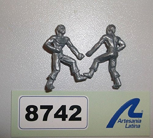 Artesania Latina 008742 Figur, Seemann auf Deck, 27 mm, 2 Stück, Metall Modellbausatz