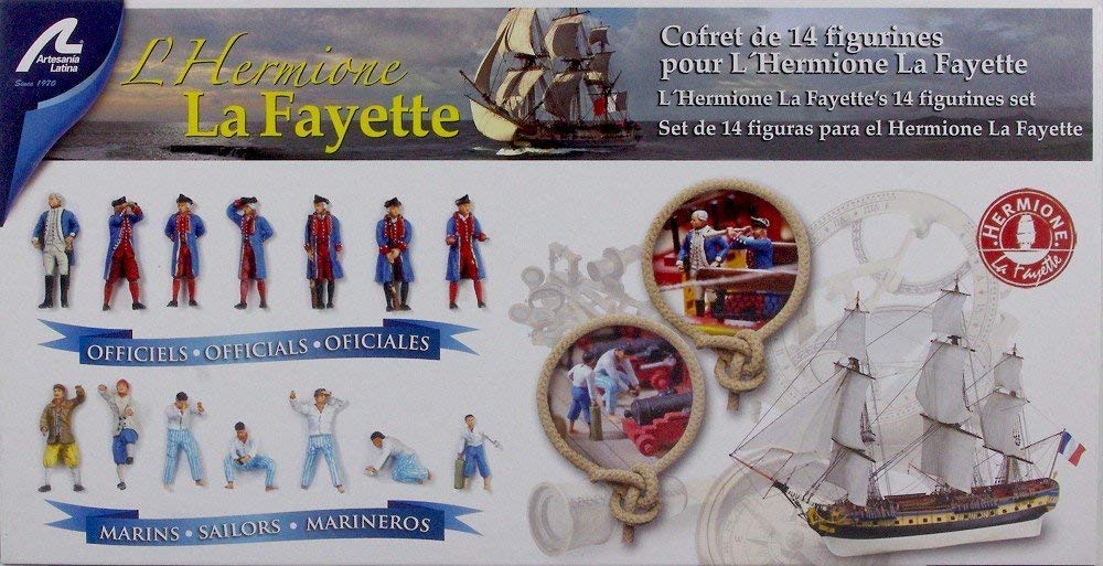 Artesanía Latina 22517F. Set of 14 Metal Figurines 1/89 Hermione La Fayette
