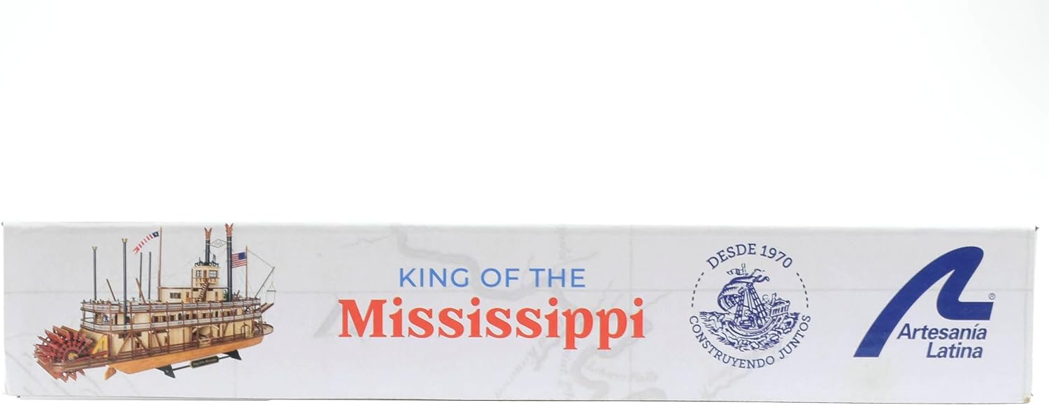 Artesanía Latina 20515. Wooden Model Steamship King of The Mississippi 1:80