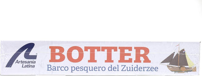 Artesania Latina – Wooden Model Ship Kit - Dutch Fishing Boat Botter - Model 22125, Scale 1:35 - Scale Models for Assembling - Intermediate Level