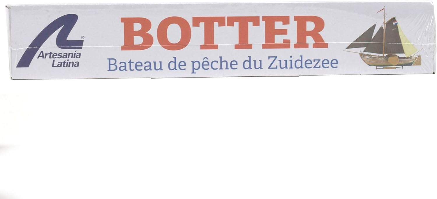 Artesania Latina – Wooden Model Ship Kit - Dutch Fishing Boat Botter - Model 22125, Scale 1:35 - Scale Models for Assembling - Intermediate Level