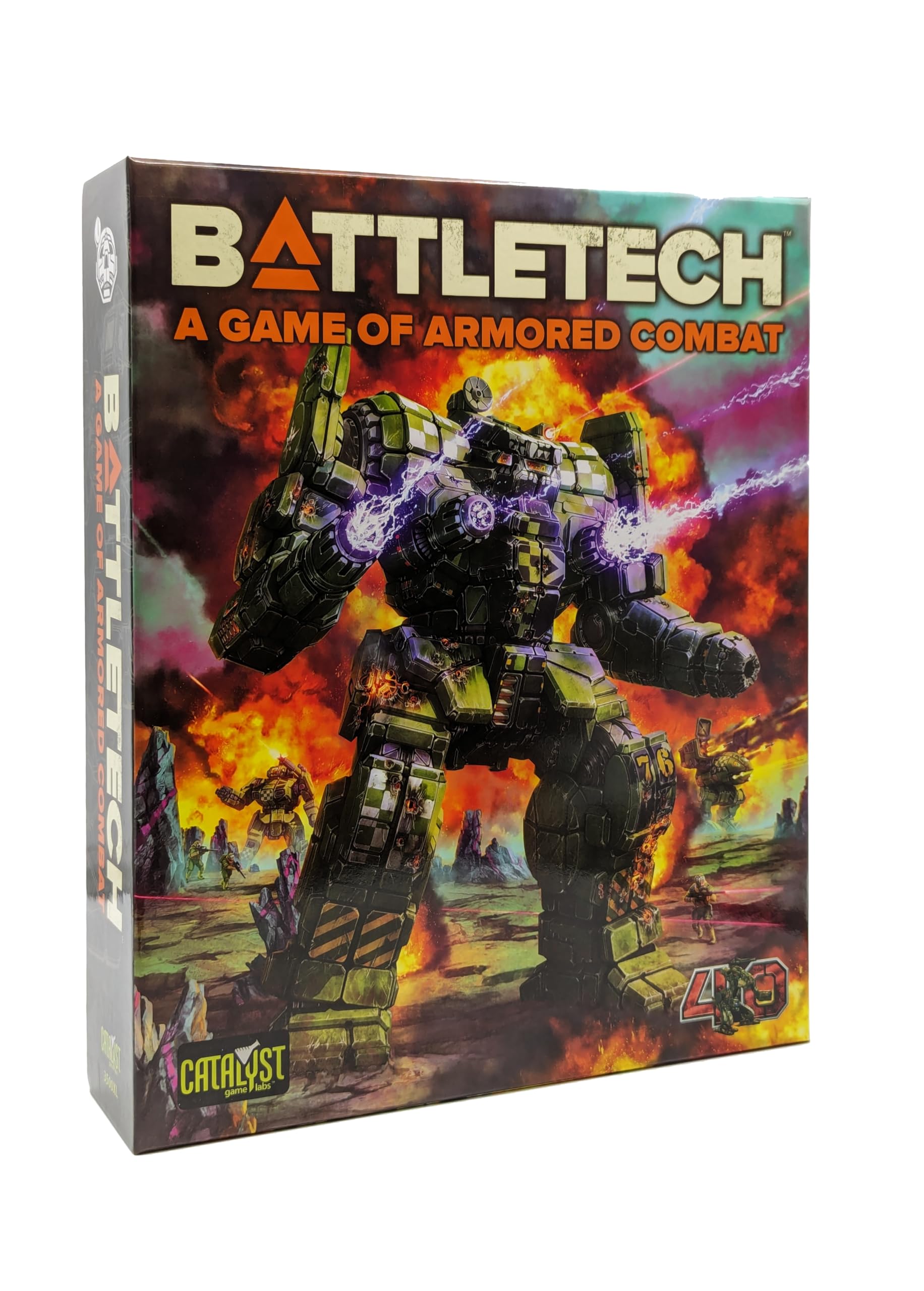BattleTech Game of Armored Combat 40th Anniversary by Catalyst Game Labs, Strategy Board Game, for 2 Players and Ages 14+