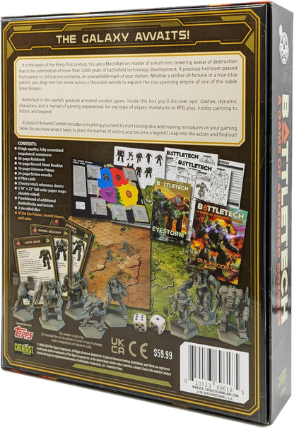 BattleTech Game of Armored Combat 40th Anniversary by Catalyst Game Labs, Strategy Board Game, for 2 Players and Ages 14+