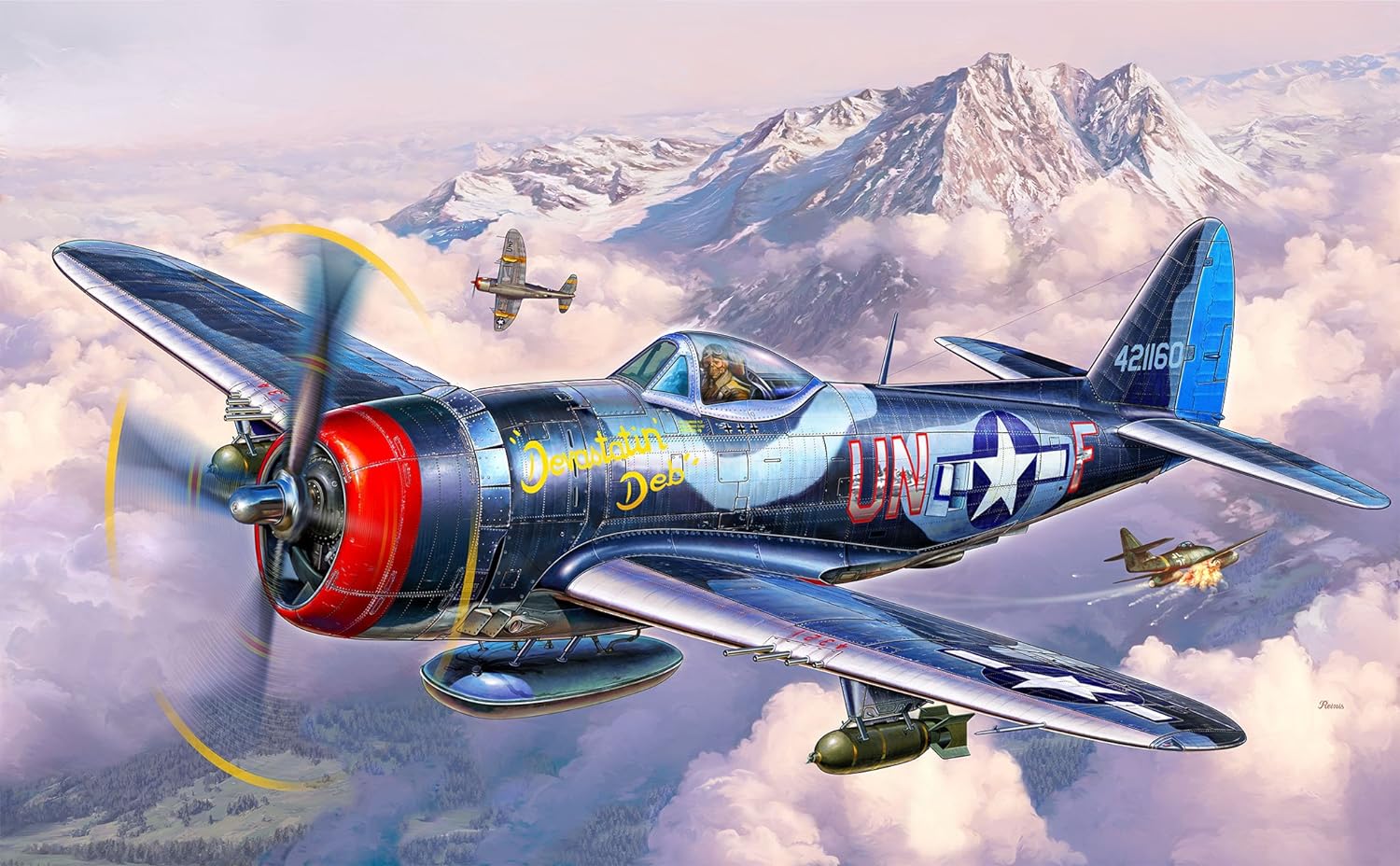 Revell- Aeronaves Maqueta Avión, 10+ Años, Multicolor, 15,6 cm (03984