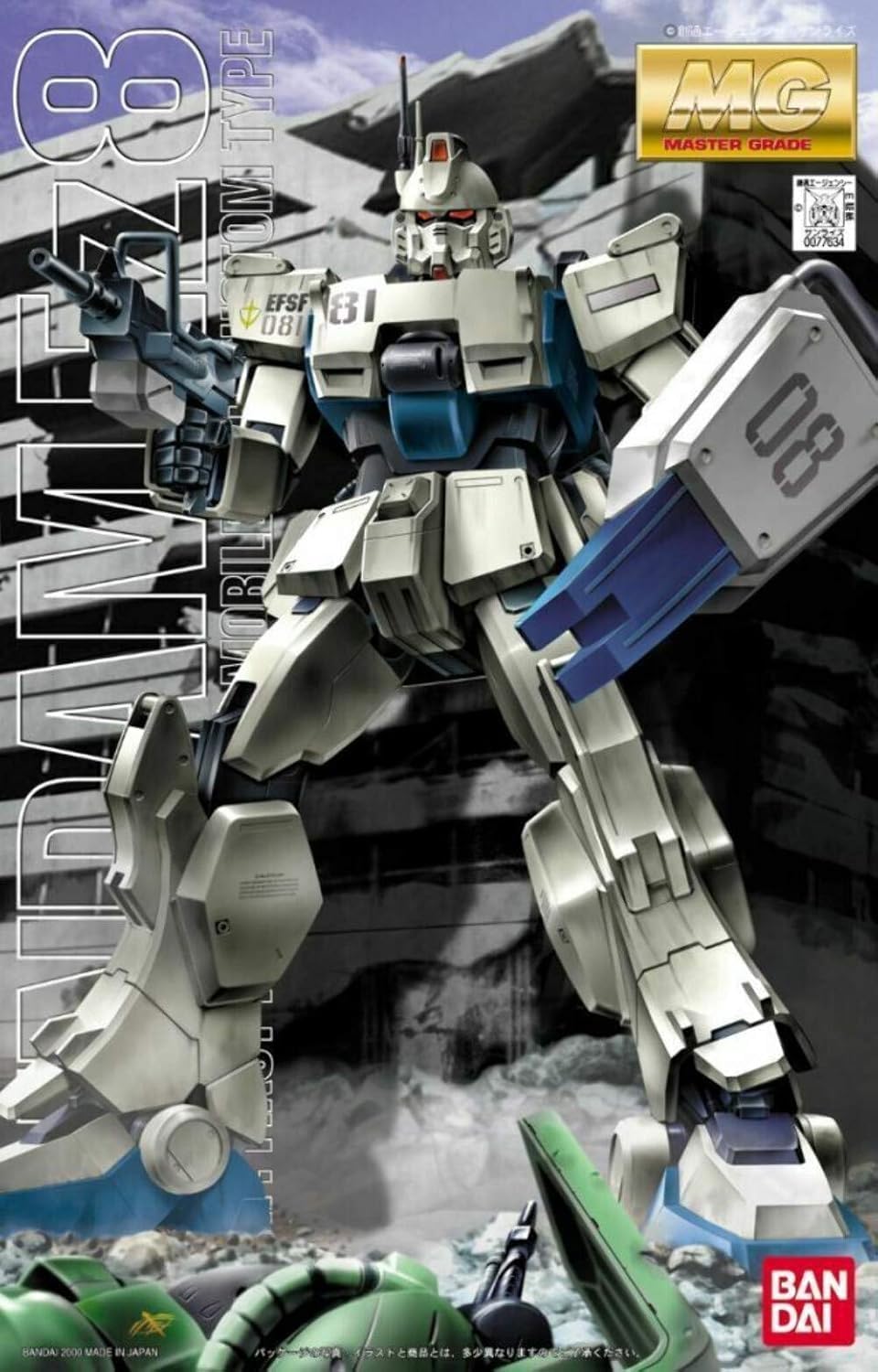 Bandai Hobby RX-79(G) EZ-8 Gundam Master Grade Action Figure