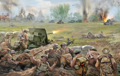 Zvezda Models Blitzkrieg 1940 Historical Wargame Starter Set