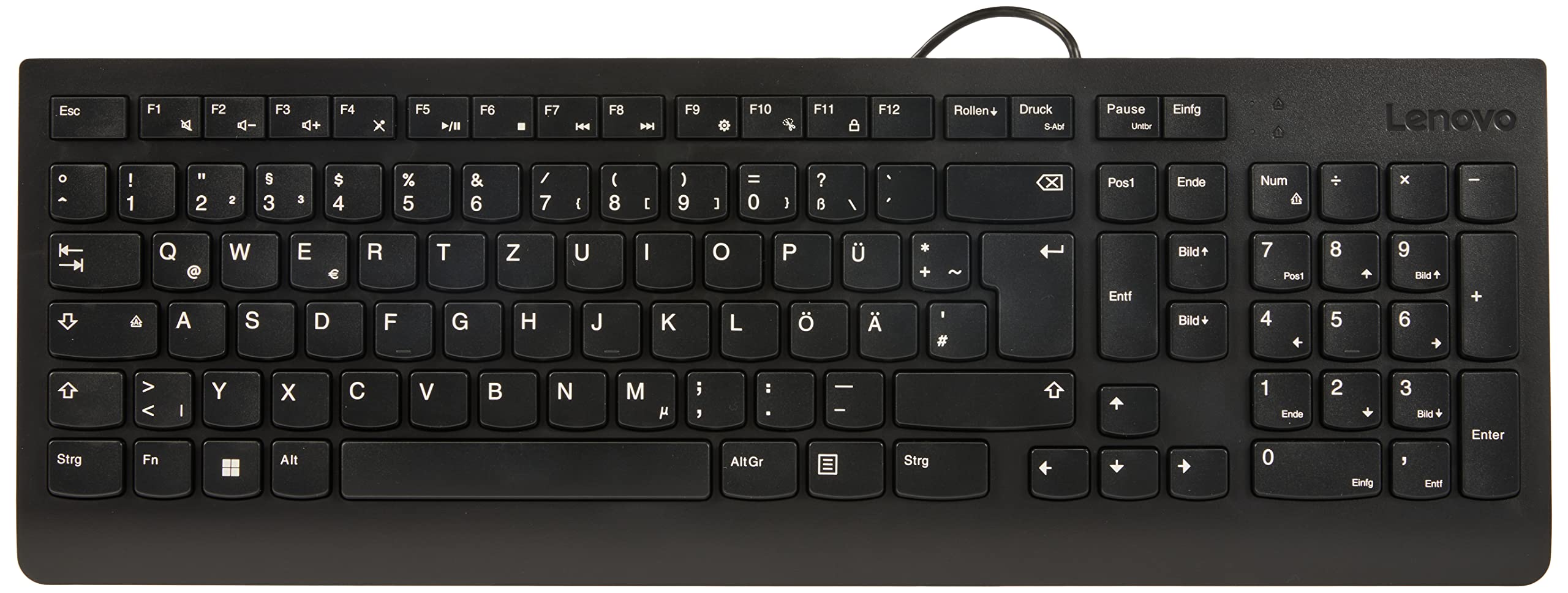 Lenovo TAS - Essential USB Tastatur schwarz