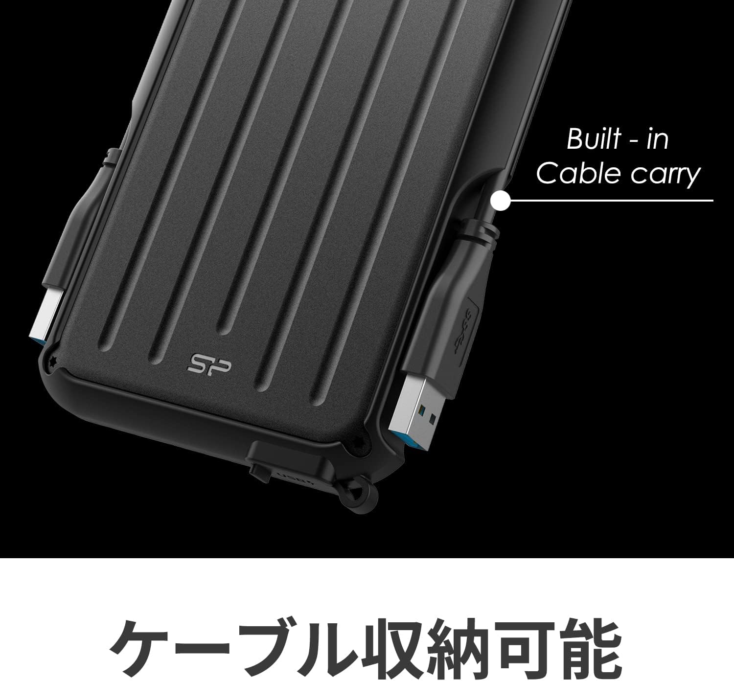 Silicon Power A66 disque dur externe 1 To Noir