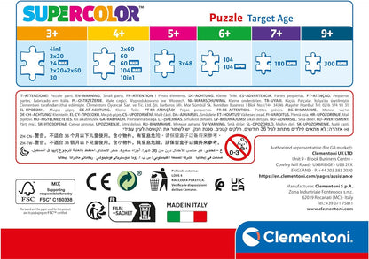 Clementoni 20285 Marvel Spidey And His Amazing Friends Jigsaw 30 Pieces-Supercolor Children 3-5 Years, Cartoon, Gift for Boy/Girls, Puzzle for Kids, Made in Italy, Multicolor