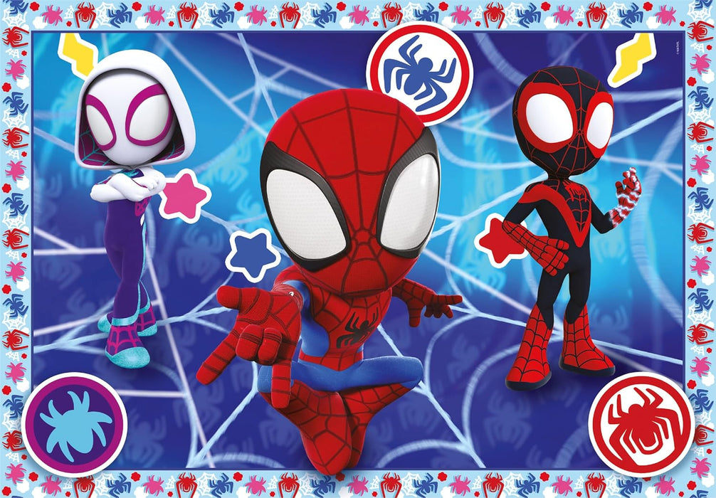 Clementoni 20285 Marvel Spidey And His Amazing Friends Jigsaw 30 Pieces-Supercolor Children 3-5 Years, Cartoon, Gift for Boy/Girls, Puzzle for Kids, Made in Italy, Multicolor