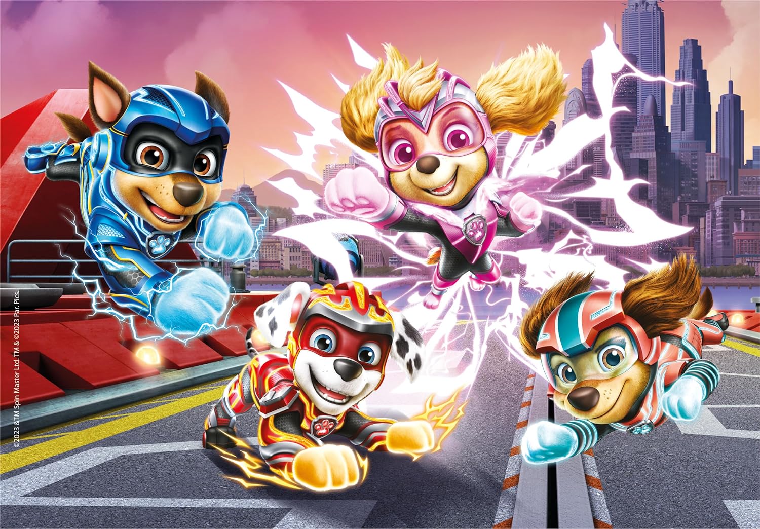 Clementoni 21626 Paw Patrol Jigsaw 2 60 Pieces-Supercolor Children 4-6 Years, Cartoon, Gift for Boy/Girls, Puzzle for Kids, Made in Italy, Multicolor